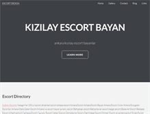Tablet Screenshot of kizilayescortbayan.net
